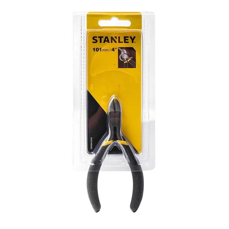 STANLEY STHT84124-8 คีมตัดปากเฉียง ด้ามยาง 4"