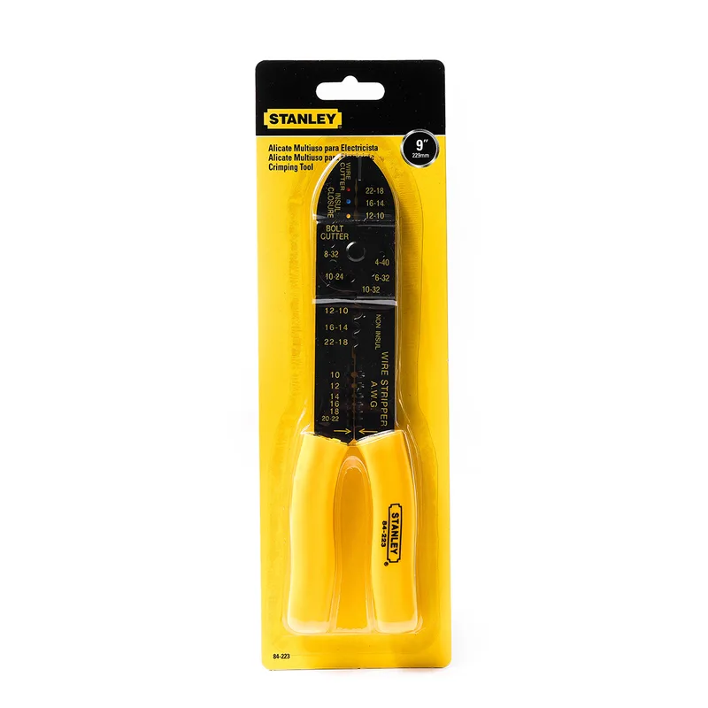 STANLEY 84-223 คีมปอก/ตัด/ย้ำ สายไฟ 9"