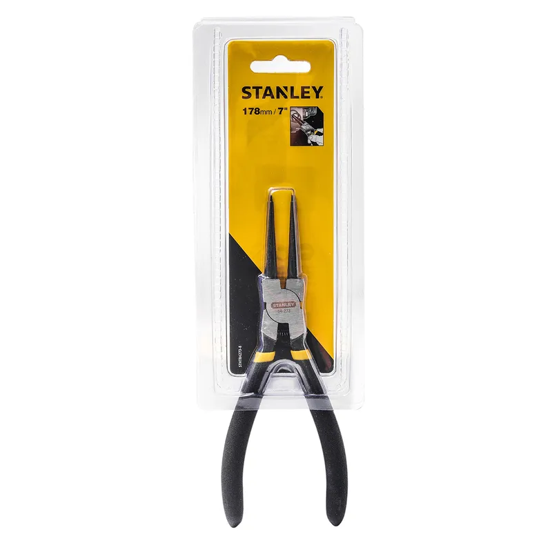 STANLEY STHT84273-8 คีมหนีบแหวน ปากตรง 7"
