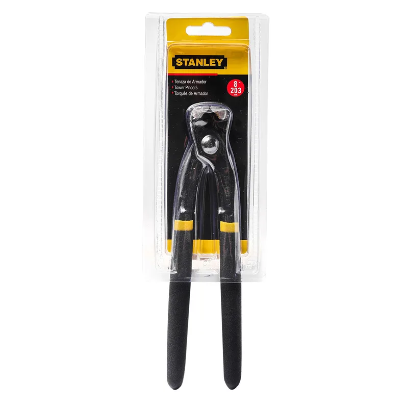 STANLEY 84-281 คีมปากนกแก้วตัดลวด ด้ามหุ้มยาง 8"