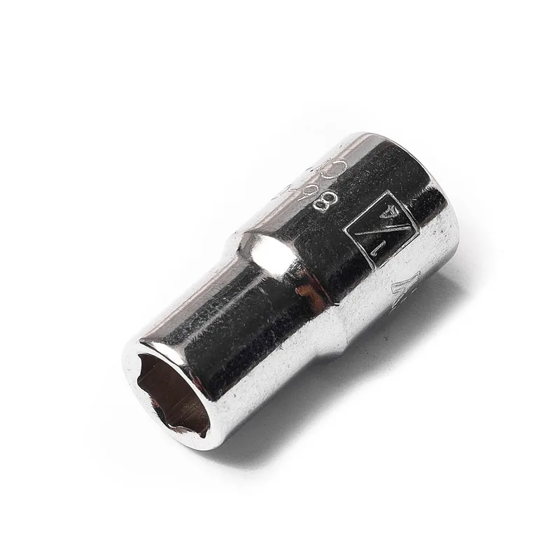 STANLEY 86-024 ลูกบ็อกสั้น 6เหลี่ยม1/4"ขนาด1/4"