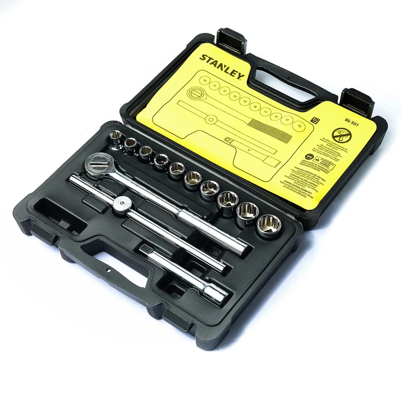 STANLEY 86-501 ชุดลูกบ็อก 14 ชิ้น 1/2"(มม.) 12P