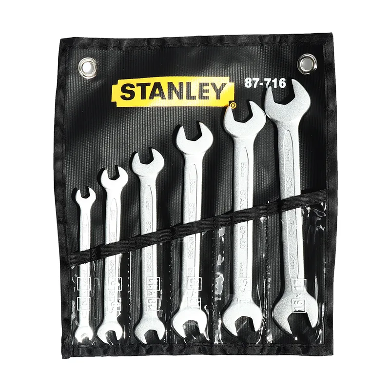 STANLEY 87-716 ชุดประแจปากตาย6ชิ้น 6X7-16X17มม