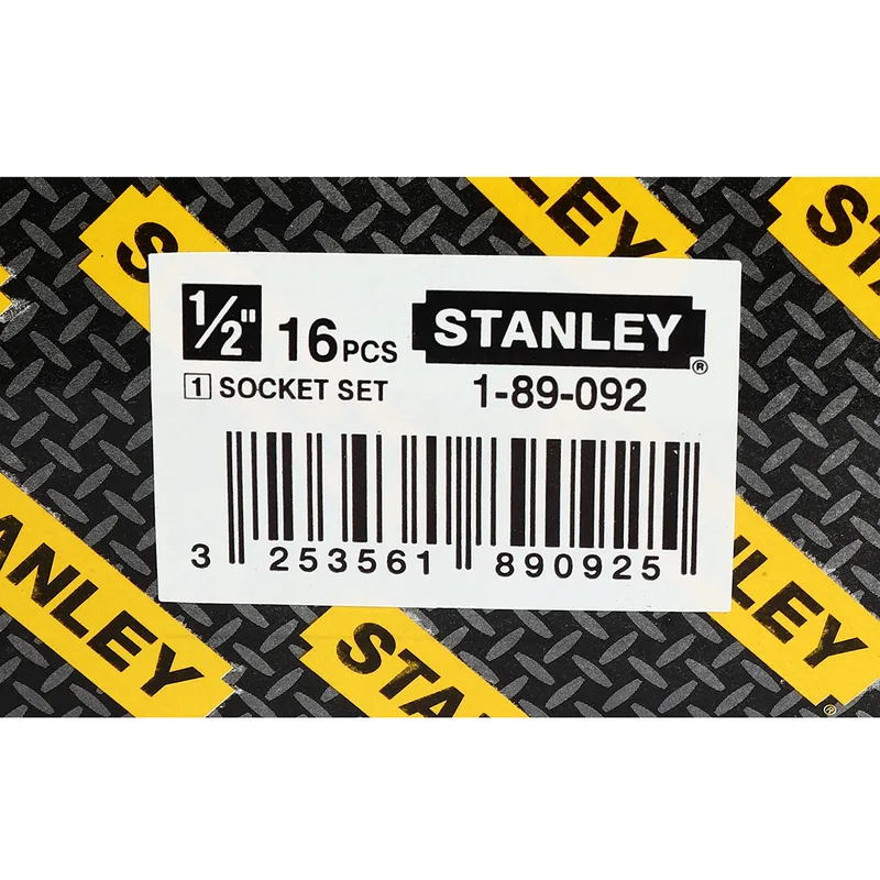 STANLEY 89-092 ชุดบ็อกซ์12PT 1/2" 16ชิ้น 8-24มม. - Image 5