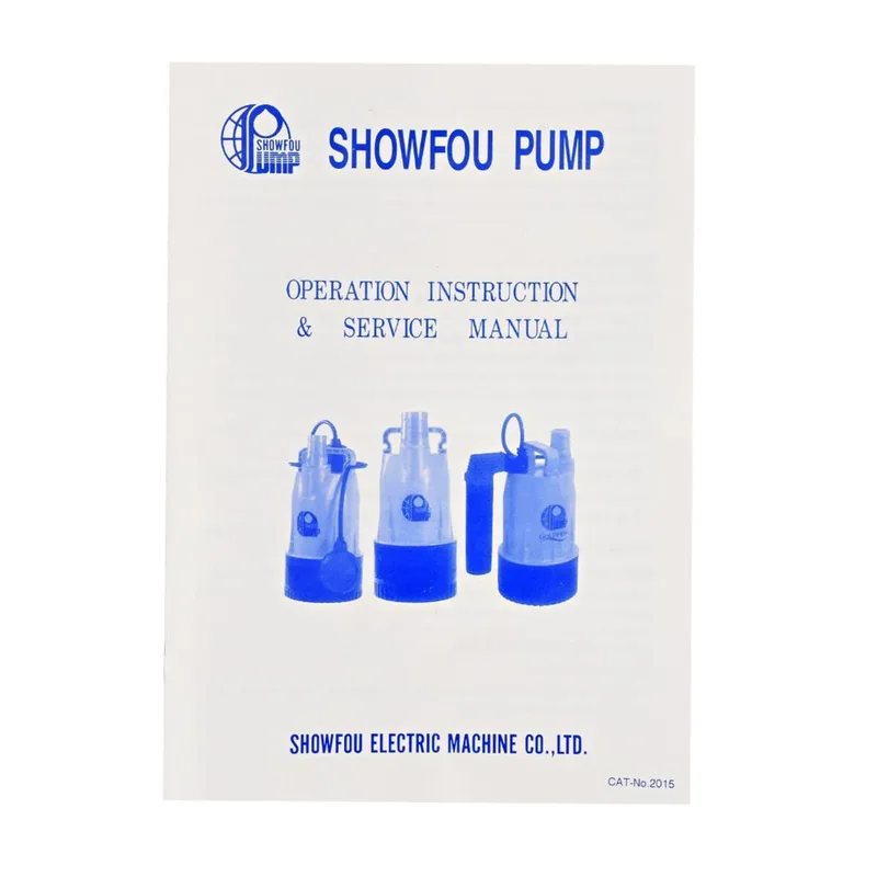 SHOWFOU GVA-200 ปั๊มจุ่มน้ำเสีย โอโต 200W 1-1/4" - Image 7