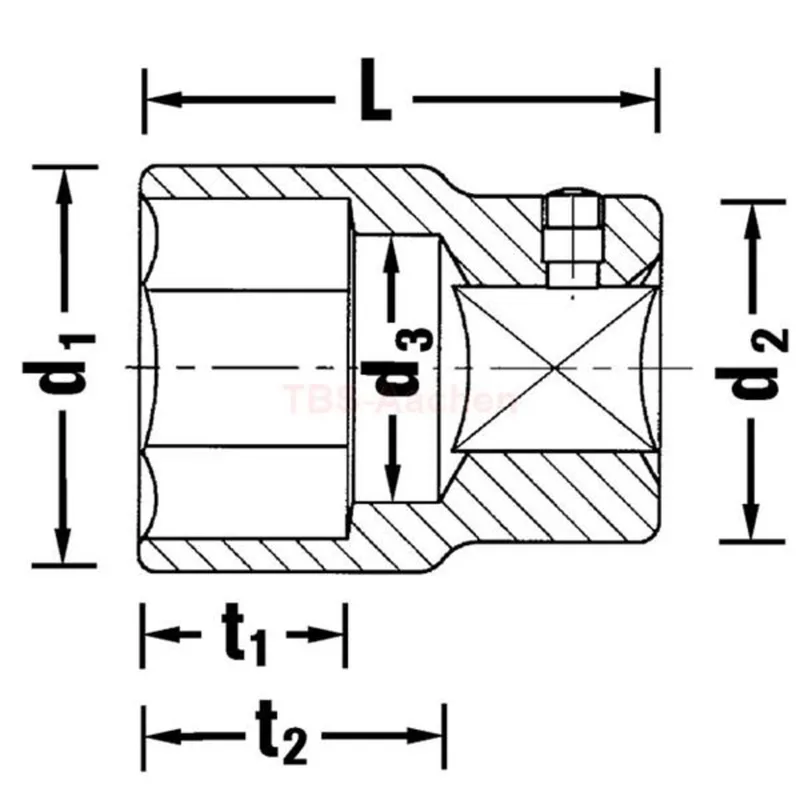 Stahlwille 05010050 55 50 SOCKET 3/4" - Image 2