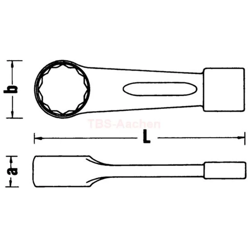 Stahlwille 42010085 8 85 STRIKING FACE RINGSPANNER - Image 2