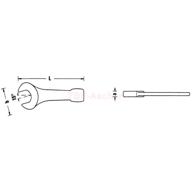 Stahlwille 42040032 4204 32 STRIKING FACE OPEN ENDED - Image 2