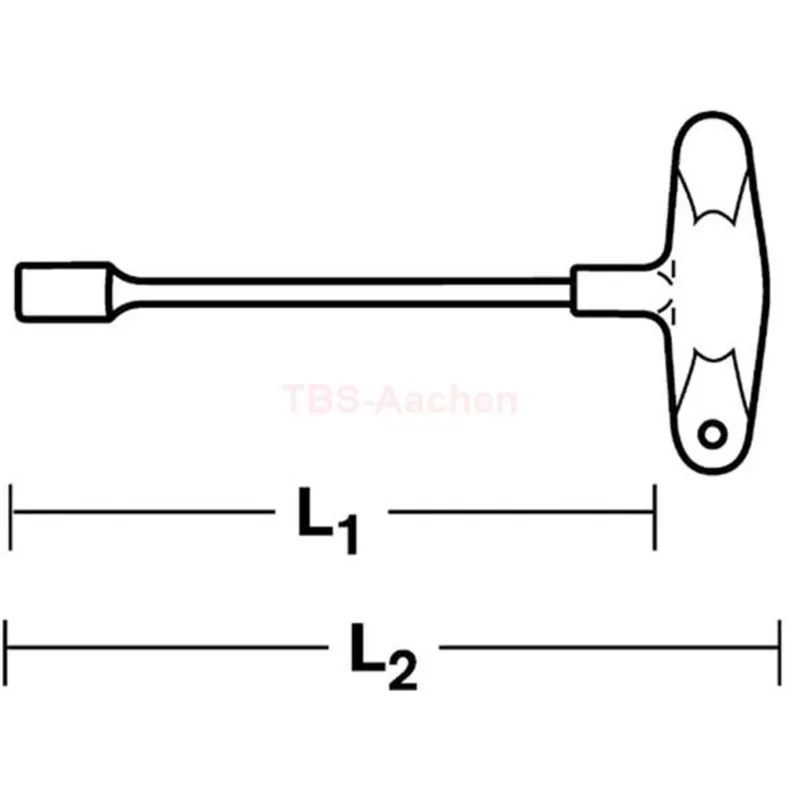 Stahlwille 43232120 12507-2K 12 T-HANDLED NUT SPINNERS - Image 2