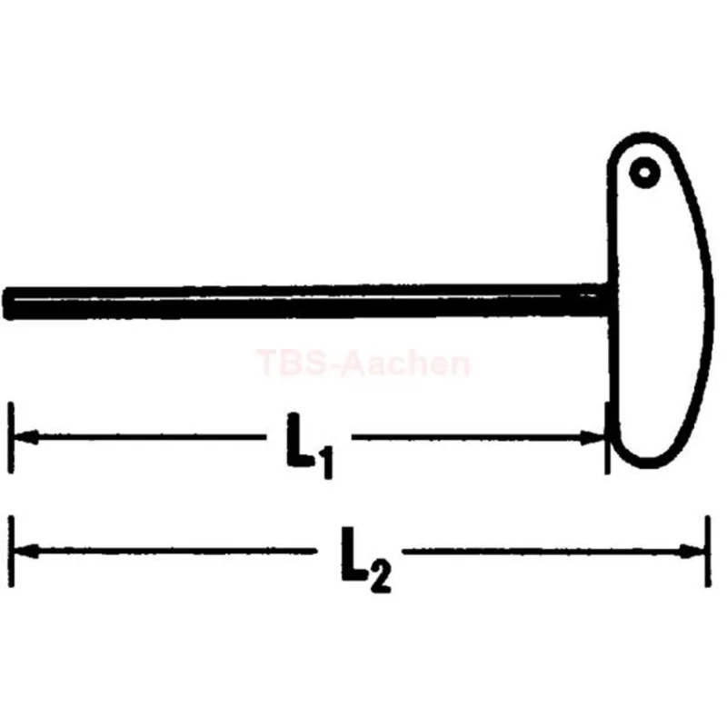 Stahlwille 43250020 10768-2 T-HANDLED SCREWDRIVER - Image 2