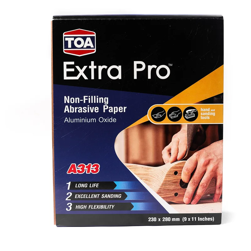 TOA EXTRA PRO กระดาษทรายขัดแห้ง 9"X11" #100 - Image 4