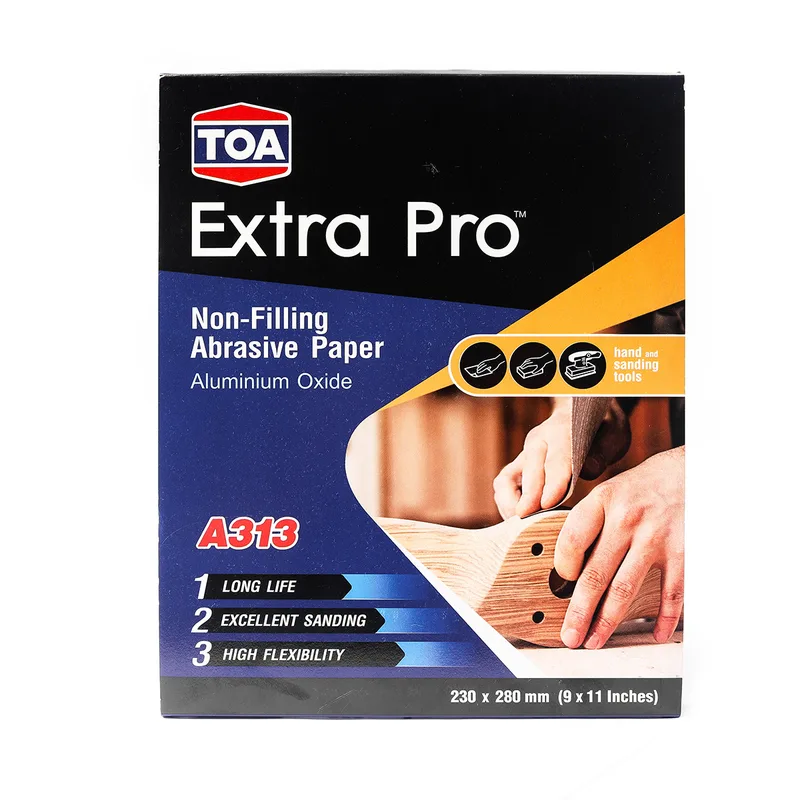 TOA EXTRA PRO กระดาษทรายขัดแห้ง 9"X11" #800 - Image 4