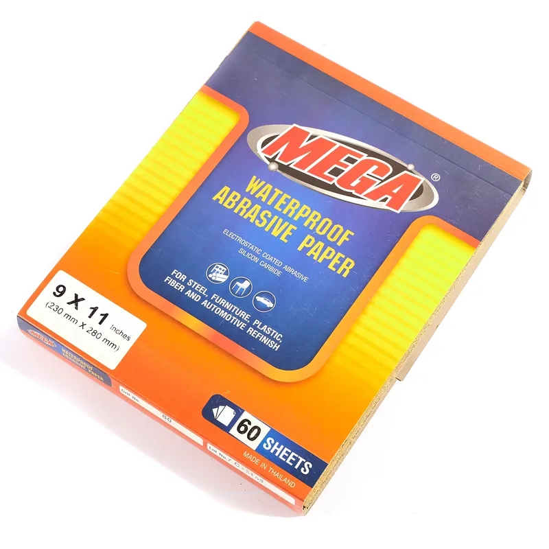 TOA MEGA กระดาษทรายน้ำ9"X11" #150(60/PAC) - Image 5