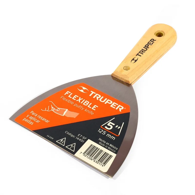 TRUPER เกียงเหล็กโป้วสี ด้ามไม้ ขนาด 5 นิ้ว รุ่น 14451