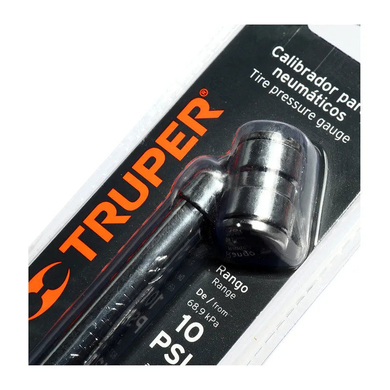 TRUPER เกจ์วัดแรงดันยางรถ 2 หัว 120 ปอนด์ รุ่น 19099 - Image 3