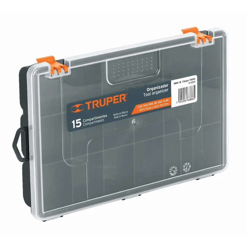 TRUPER ถาดใส่อุปกรณ์ช่าง 11 X 1-3/4 X 7 นิ้ว รุ่น ORG-15 - Image 3
