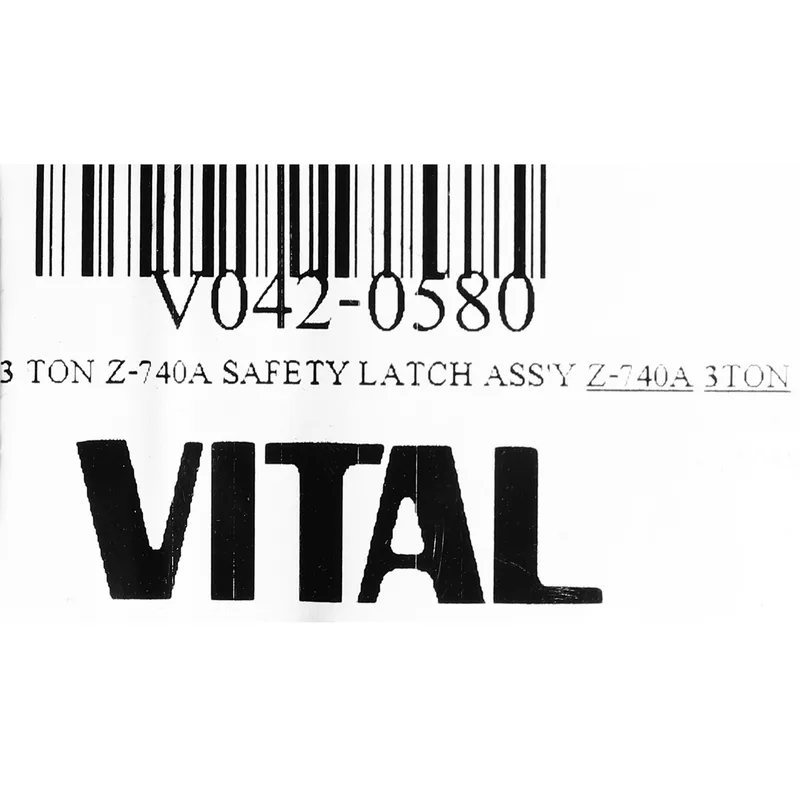 VITAL อะไหล่ 3 TON Z-740A SAFETY LATCH ASS'Y - Image 3