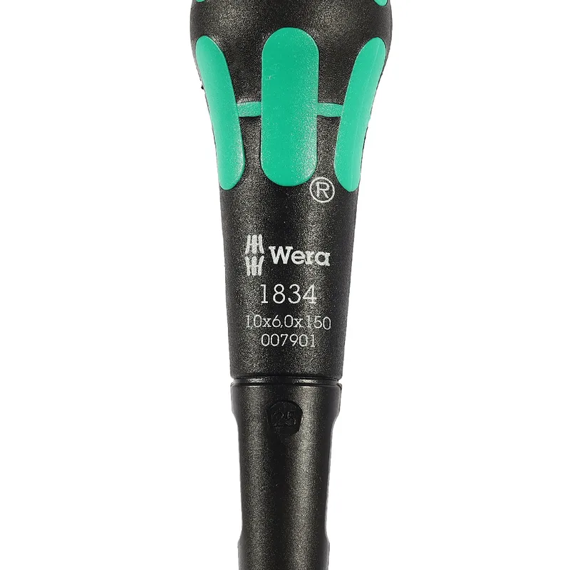 WERA ไขควงบอลหัวแบน รุ่น 1834 Kraftform Ball-Grip Slotted Screwdriver ขนาด1.0x6.0x150 - Image 5