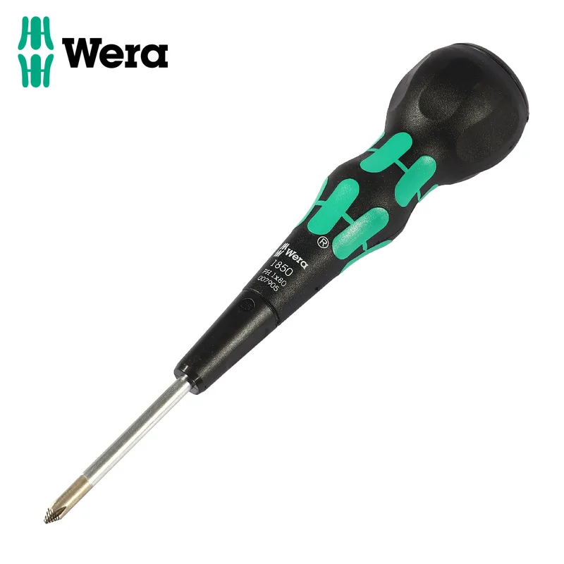 WERA ไขควงบอลหัวแฉก รุ่น 1850 PH Kraftform Ball-Grip Kreuzschlitz ขนาด 1 x 80 มม.