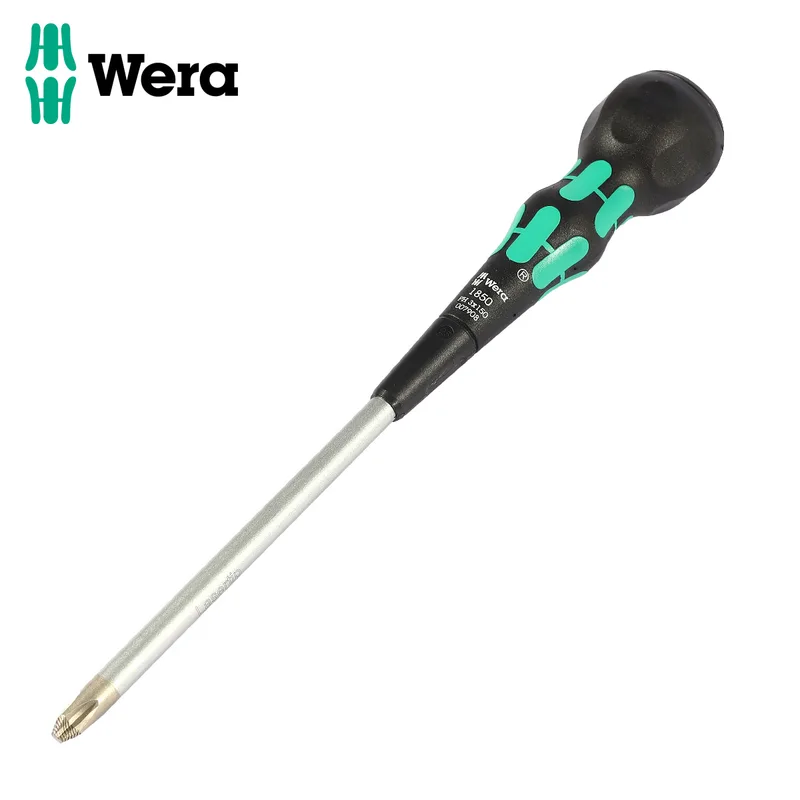 WERA ไขควงบอลหัวแฉก รุ่น 1850 PH Kraftform Ball-Grip Kreuzschlitz ขนาด 3 x 150 มม.
