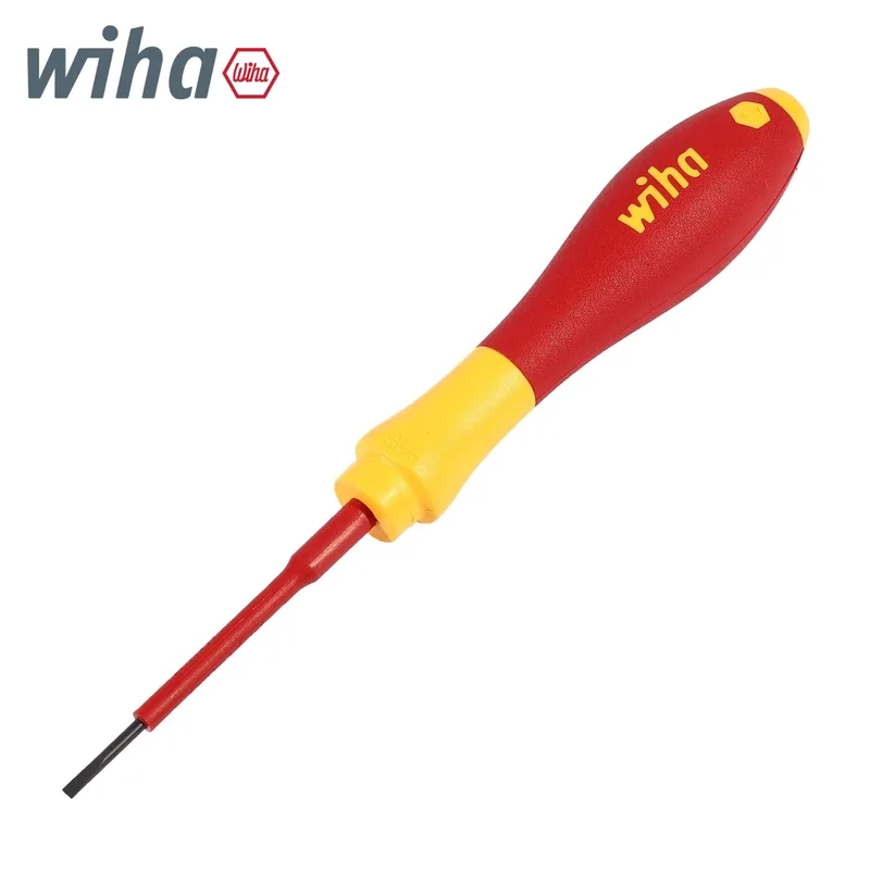 WIHA ไขควงกันไฟ SoftFinish หัวแบน ขนาด 2 x 60 มม. รุ่น 320N รหัส 00819