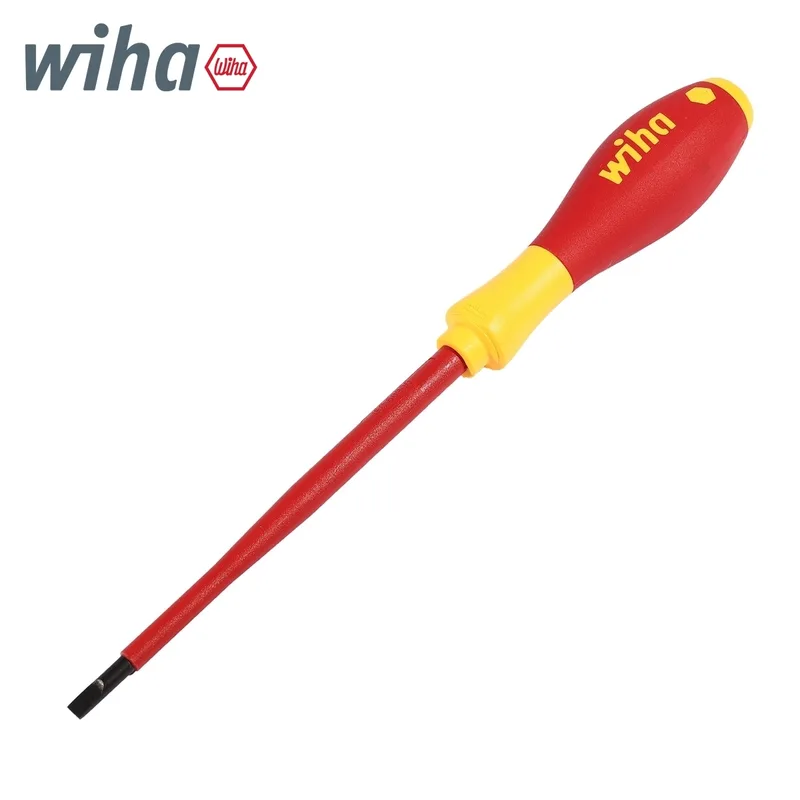 WIHA ไขควงกันไฟ SoftFinish หัวแบน ขนาด 4.5 x 125 มม. รุ่น 320N รหัส 00824