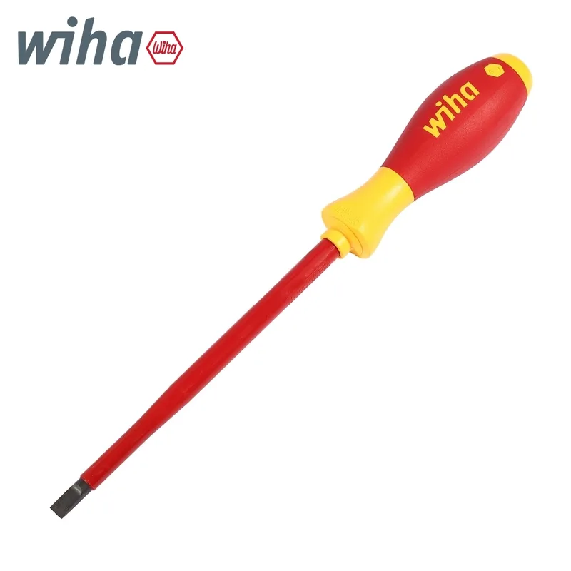 WIHA ไขควงกันไฟ SoftFinish หัวแบน ขนาด 6.5 x 150 มม. รุ่น 320N รหัส 00829