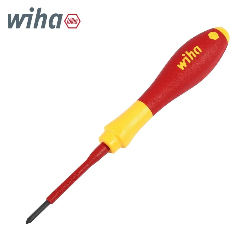 WIHA ไขควงกันไฟ SoftFinish หัวแฉก ขนาด PH0 x 60 มม. รุ่น 321N รหัส 00846