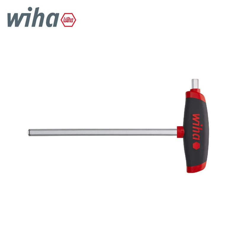 WIHA ประแจหกเหลี่ยมตัว L ด้าม T ComfortGrip ขนาด 10.0  x 200 มม. รุ่น 334DS รหัส45439