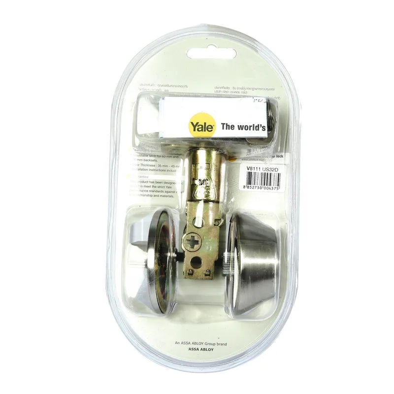 YALE กุญแจ DEADBOLT ดอกกุญแจด้านเดียว รุ่น V8111