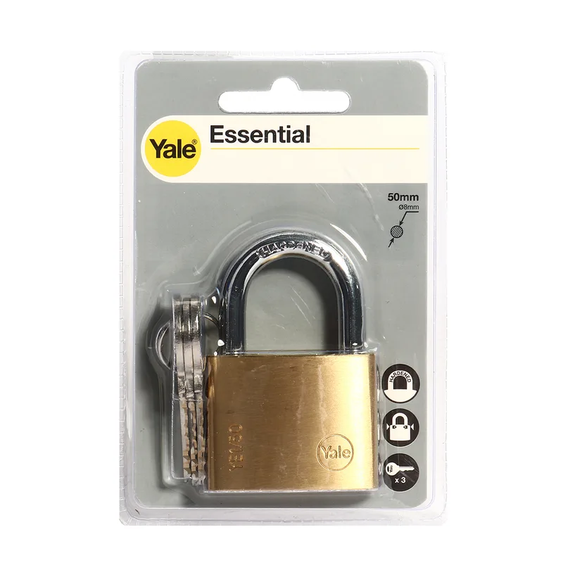 YALE กุญแจ 50 มม. คอสั้น ระบบ PIN รุ่น YE50